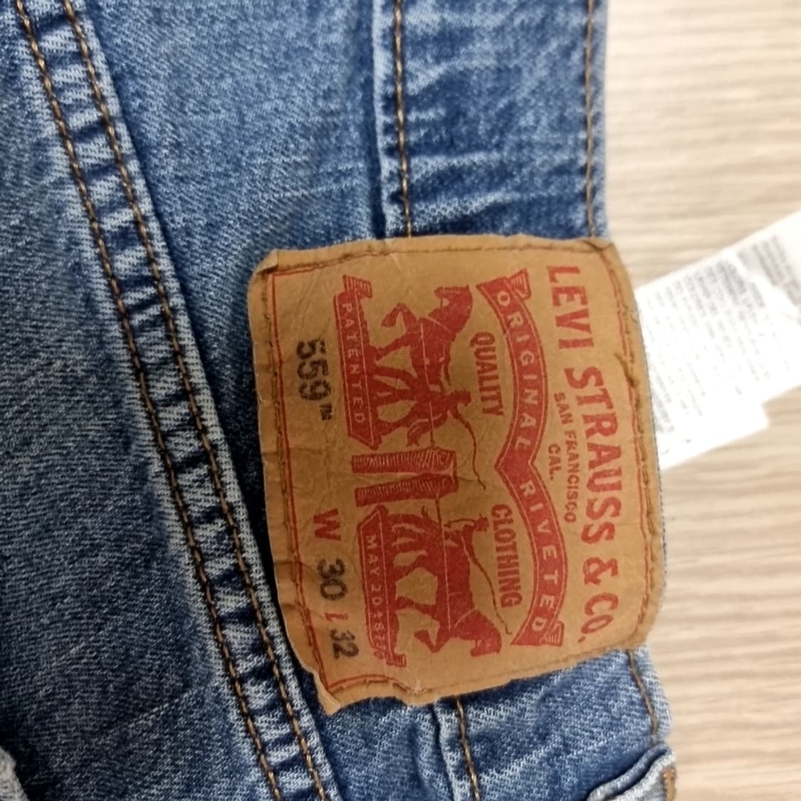 리바이스 청바지 블루 데님 559(30) 상품이미지5