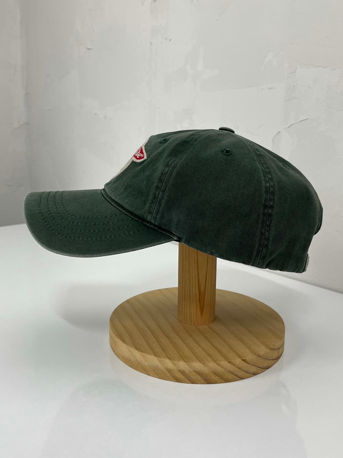 90's 폴로 스포츠 슈어파이어 메이플와펜 포레스트그린 워시드 볼캡 모자 상품이미지4
