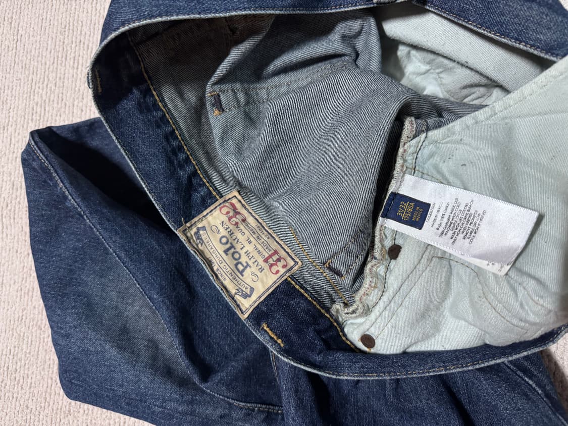 폴로 랄프로렌 워싱 데님 팬츠 (31/32) 상품이미지7