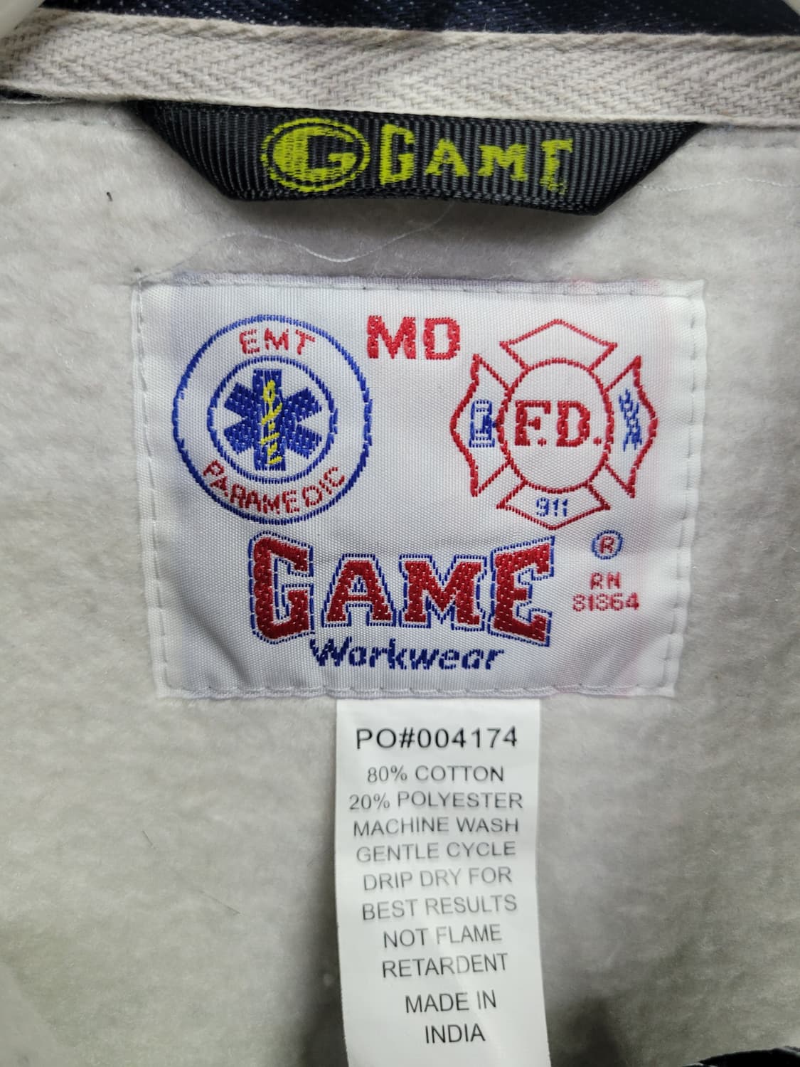 Game Sportswear 하프 집업 워크셔츠 상품이미지6