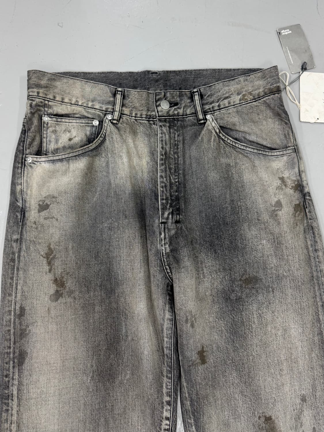 Ancellm 안셀름 에이징 5p 스트레이트 블랙데님 3size 상품이미지3