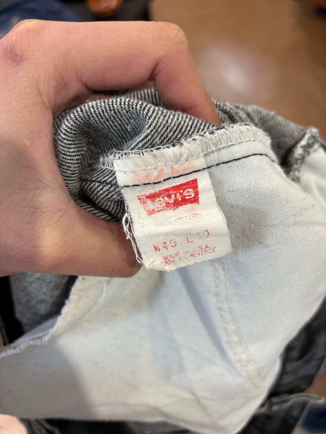 90s Levis 517 흑청 상품이미지5