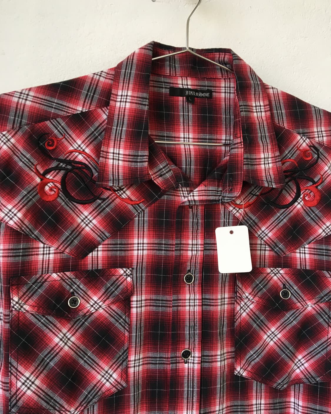 Tribal point check pattern shirt 상품이미지5
