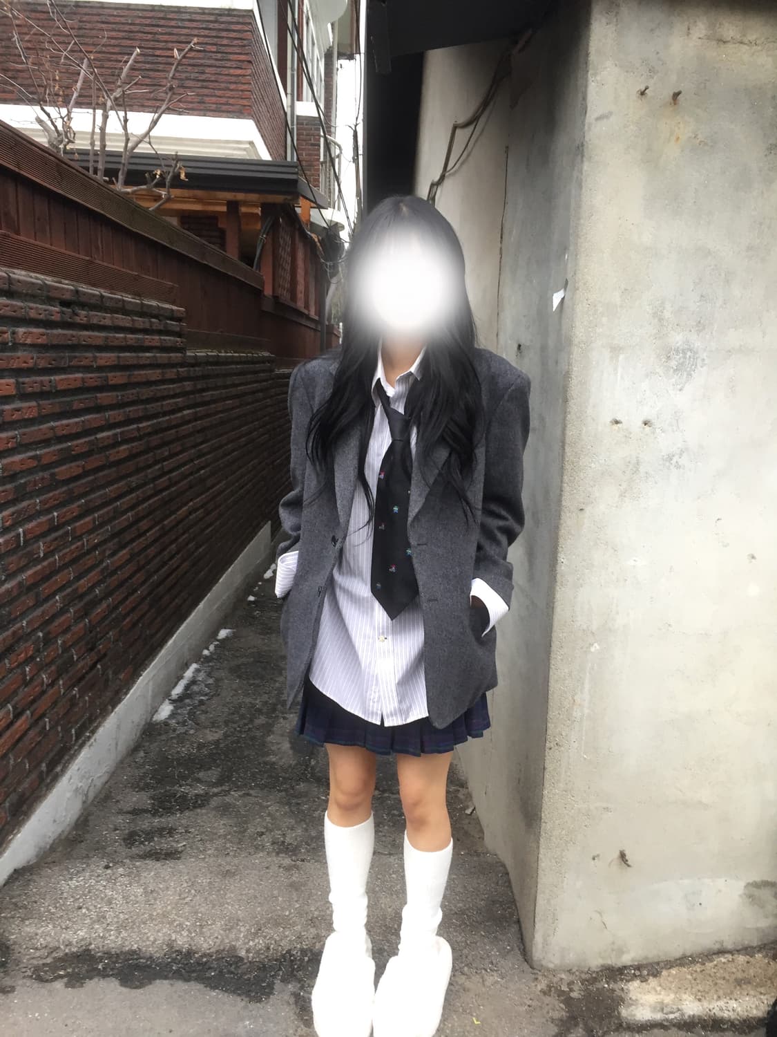 빈티지 프레피룩 코디세트 상품이미지4