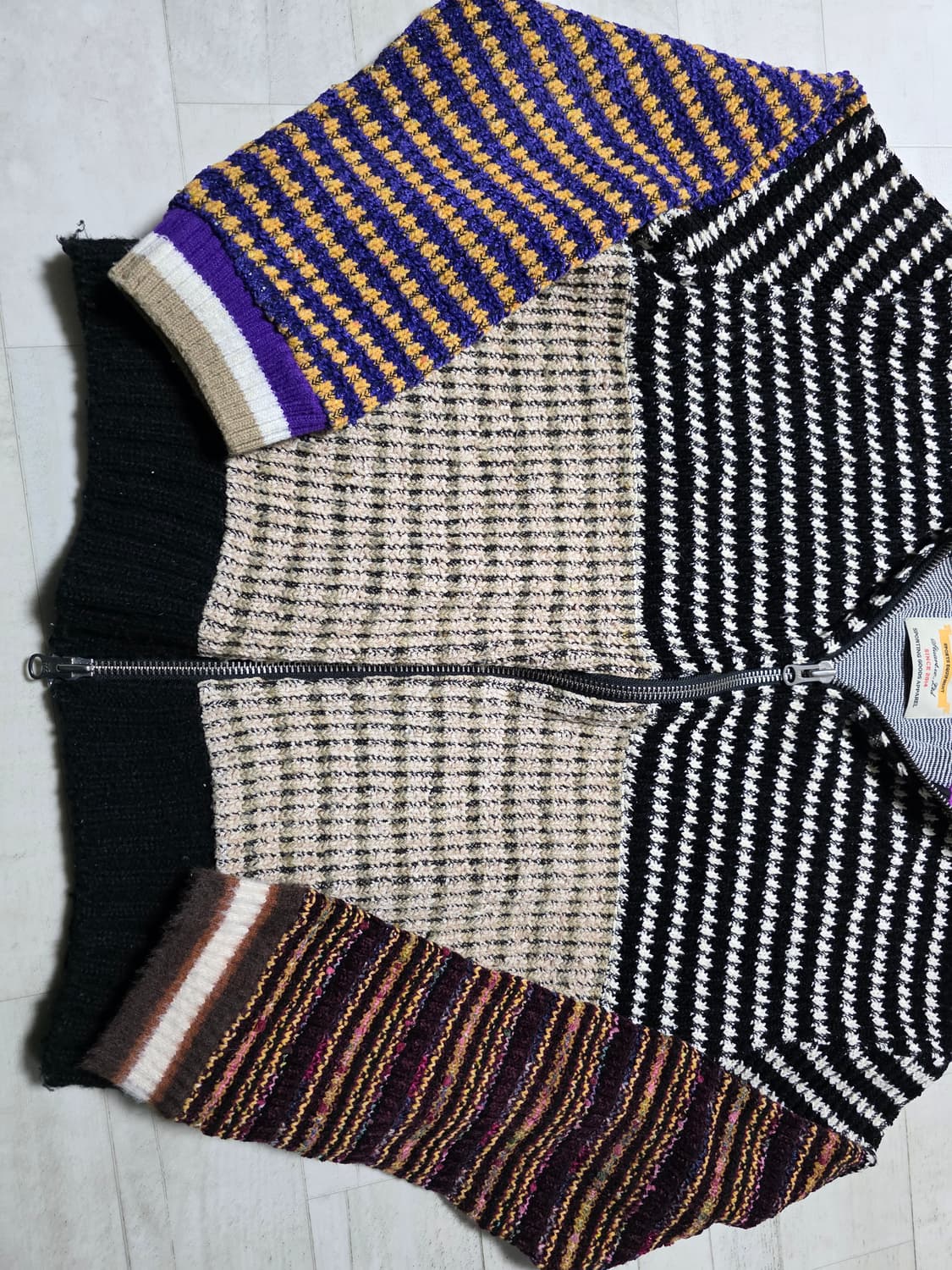 앤더슨벨 클리덴 니트 집업 스웨터 M 상품이미지3