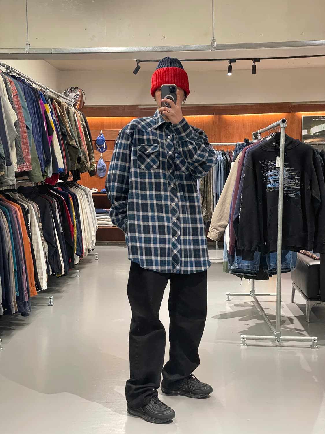 랭글러 헤비 코튼 웨스턴 셔츠   상품이미지1