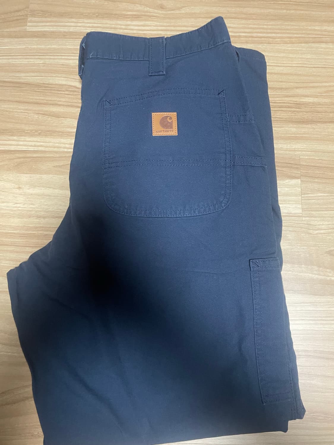 칼하트 다크네이비 싱글니 카펜터 팬츠 상품이미지3