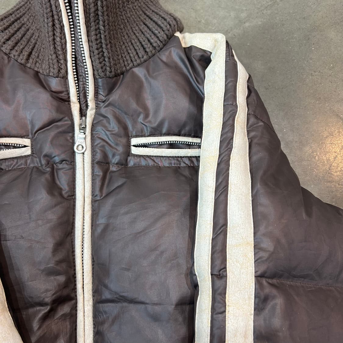 본더치 브라운 덕다운 패딩 상품이미지7