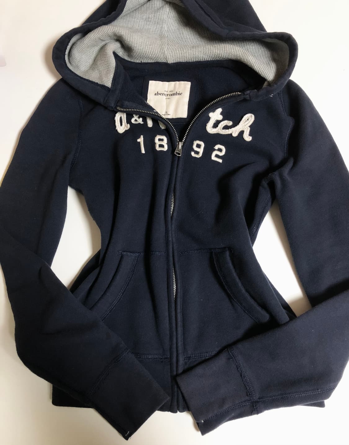 대대장 아베크롬비 딱붙핏 후드집업 상품이미지1