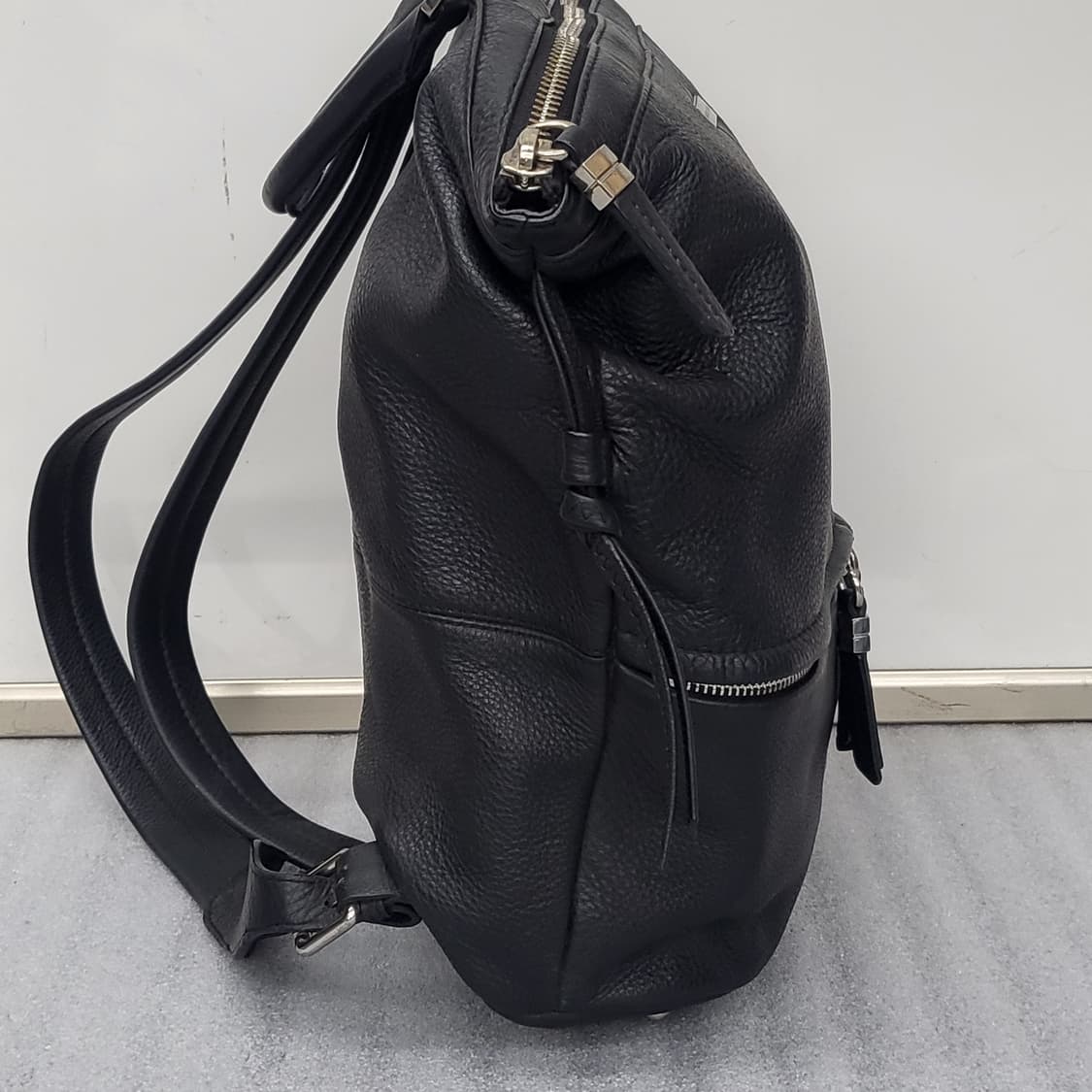 빠뜨리스 브레알 정품 올 천연 가죽 백팩 34x30x15cm 상품이미지5