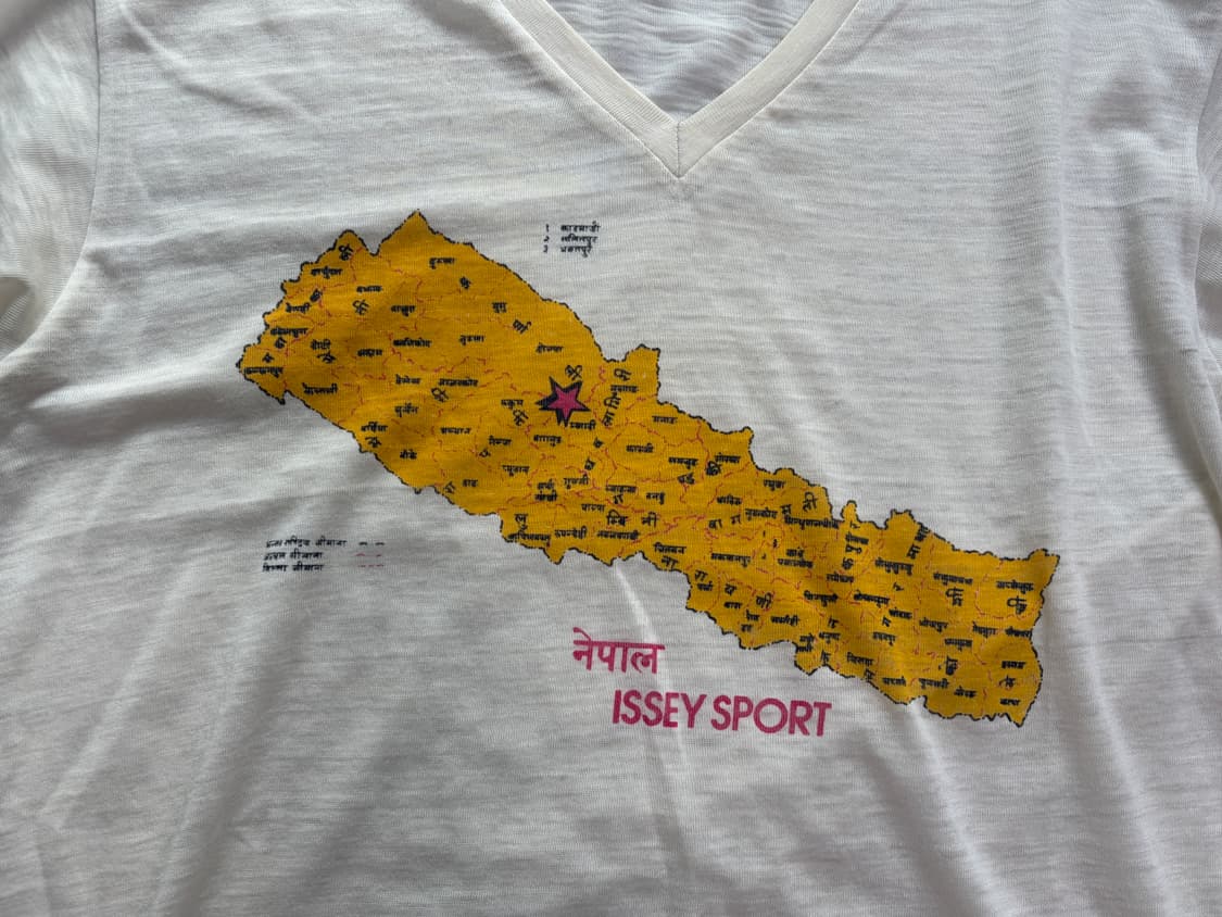 80s issey miyake nepal t shirt 상품이미지2