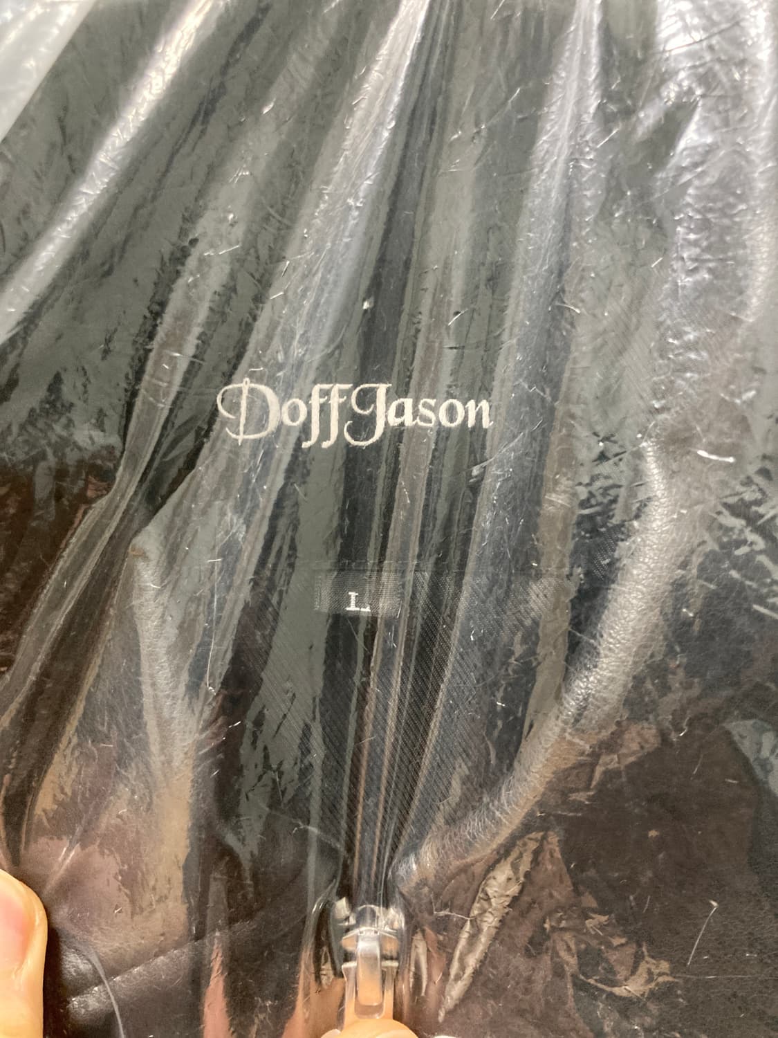 오버핏 비건레더 싱글 자켓 상품이미지6