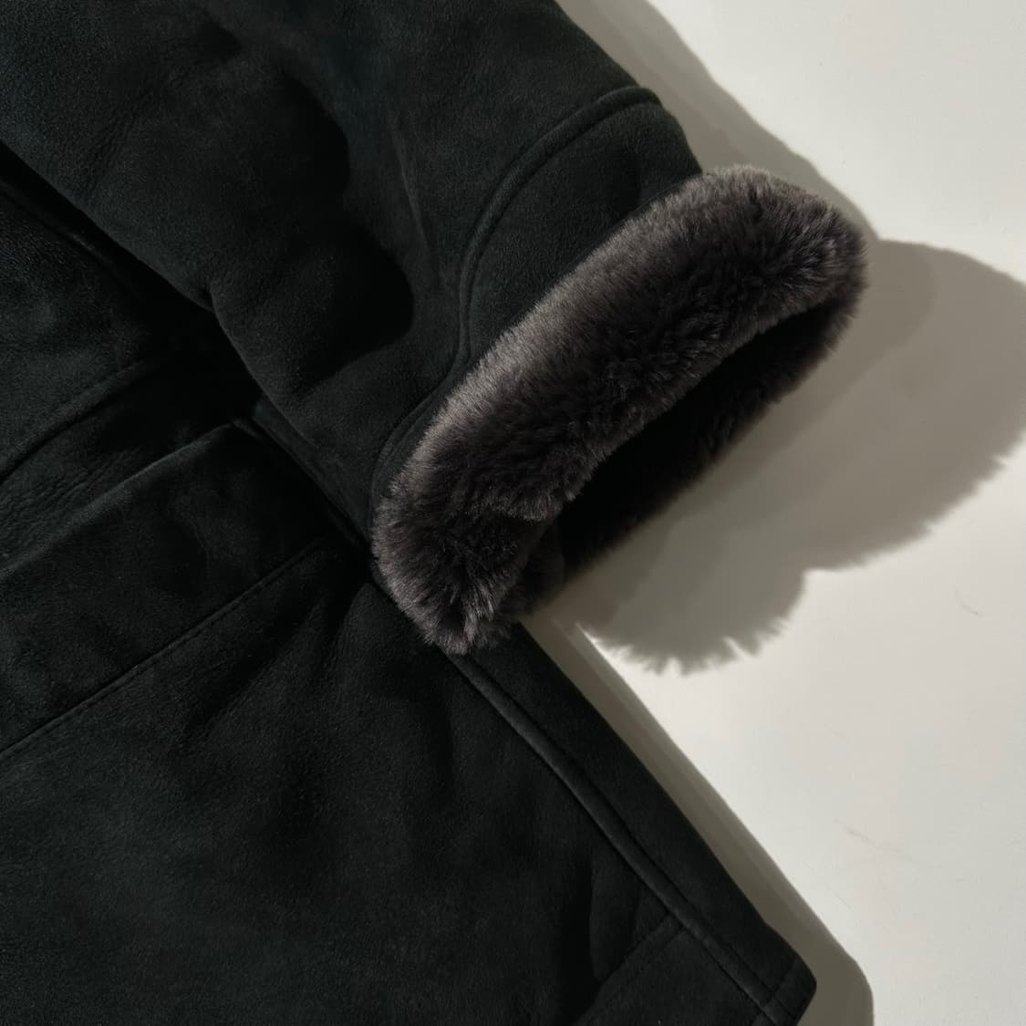 입생로랑 램스킨 시어링 무스탕 싱글 자켓 상품이미지6