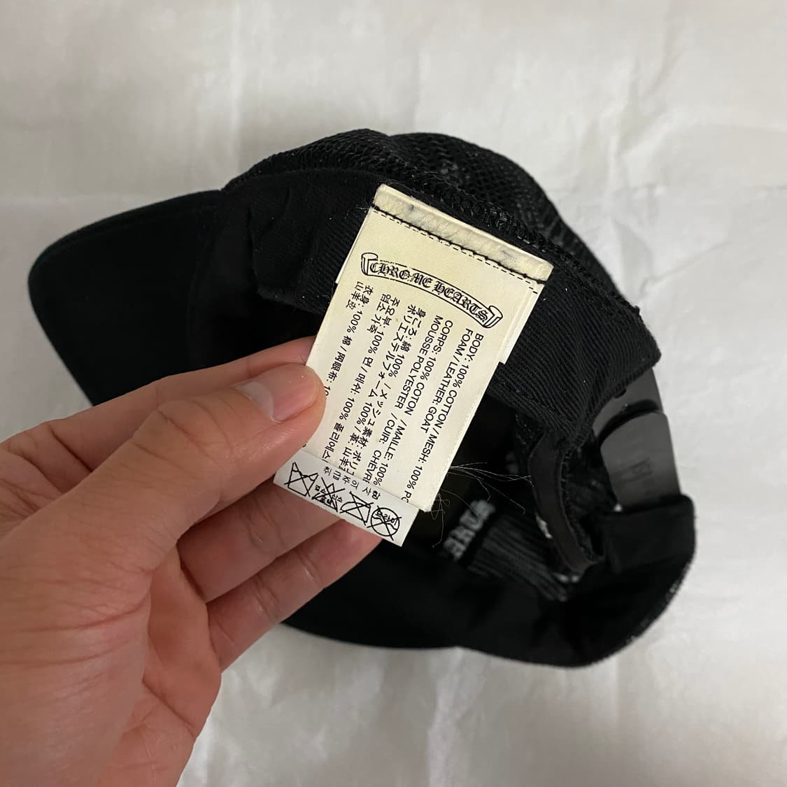 [Free] 크롬하츠 세메터리 트러커햇 블랙 레드 상품이미지7