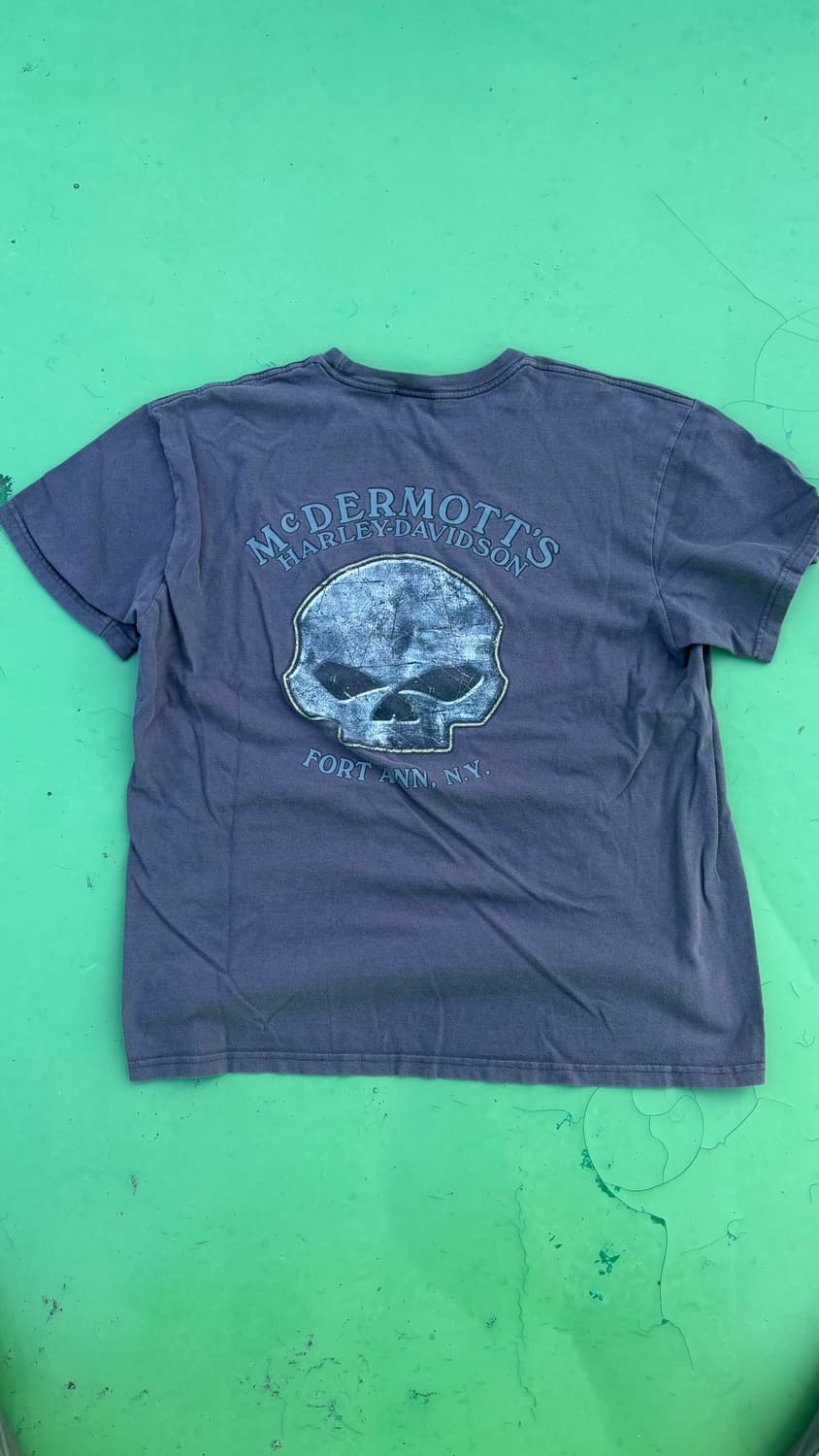 Harley Davidson Faded Print T-shirt 상품이미지3