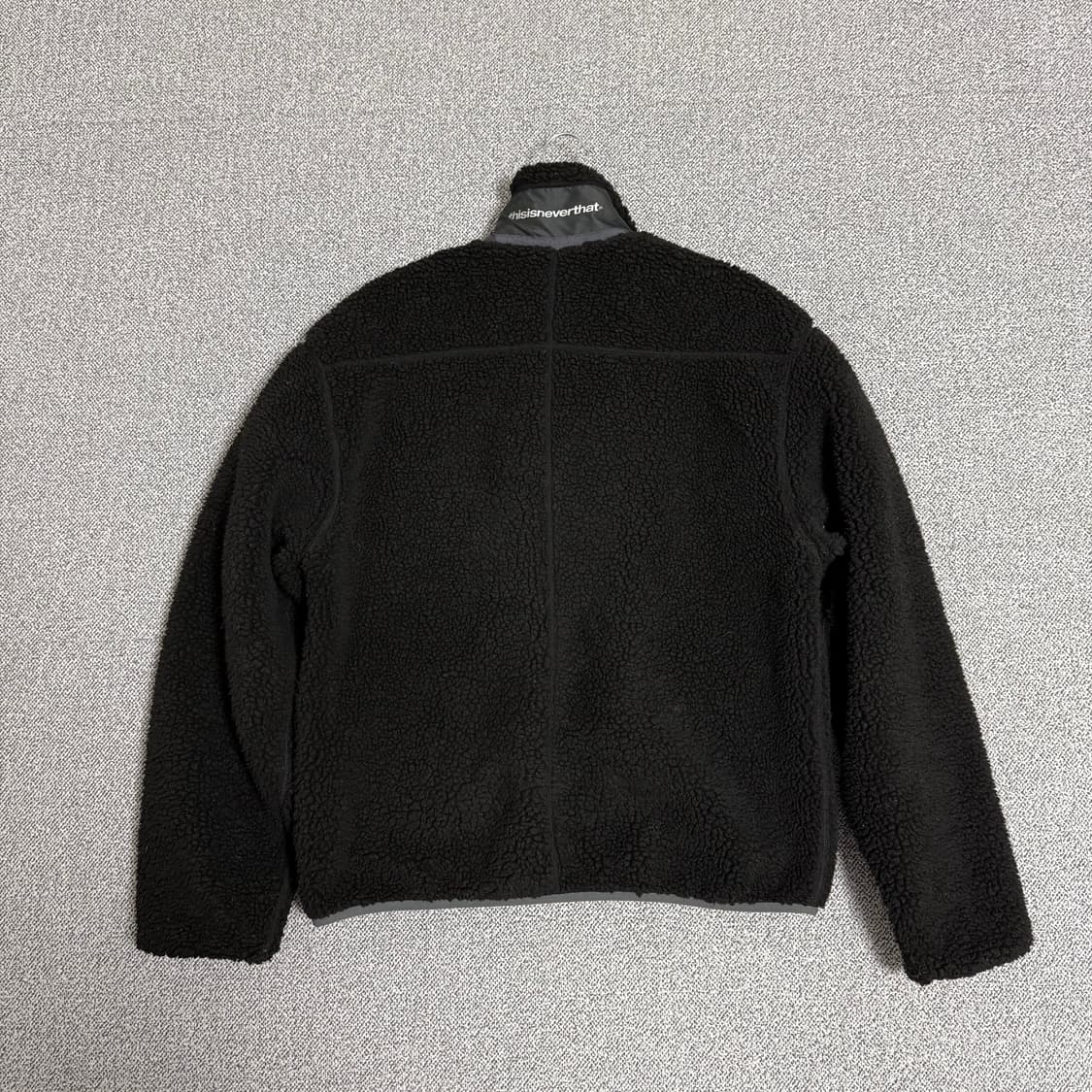 디스이즈네버댓 털 후리스 블랙 L 상품이미지2