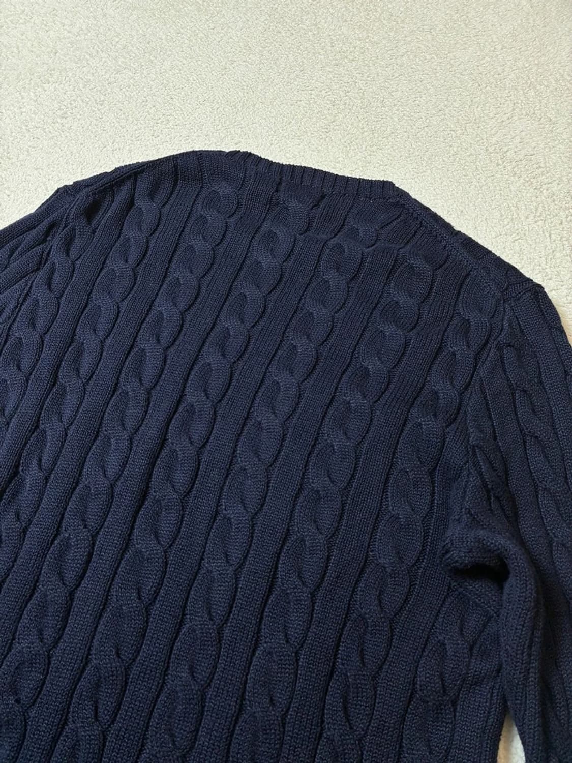 폴로 랄프로렌 큐알 신형 꽈배기 코튼 니트 PN7998 상품이미지5