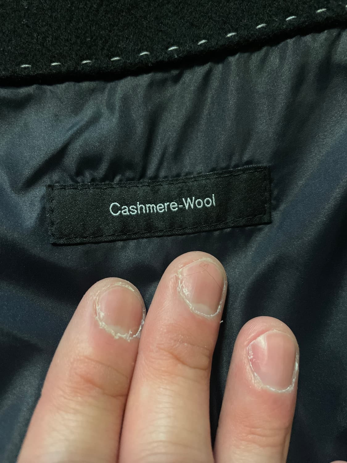 [48] BOSS 휴고보스 울 캐시미어 발마칸 코트 블랙(클리닝O) 상품이미지8