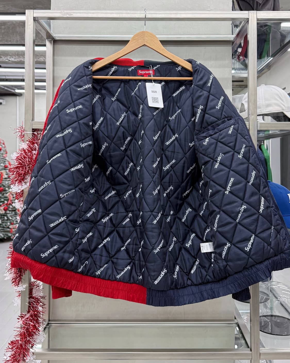 슈프림 투톤 사이드라인 후디 봄버 자켓 상품이미지7