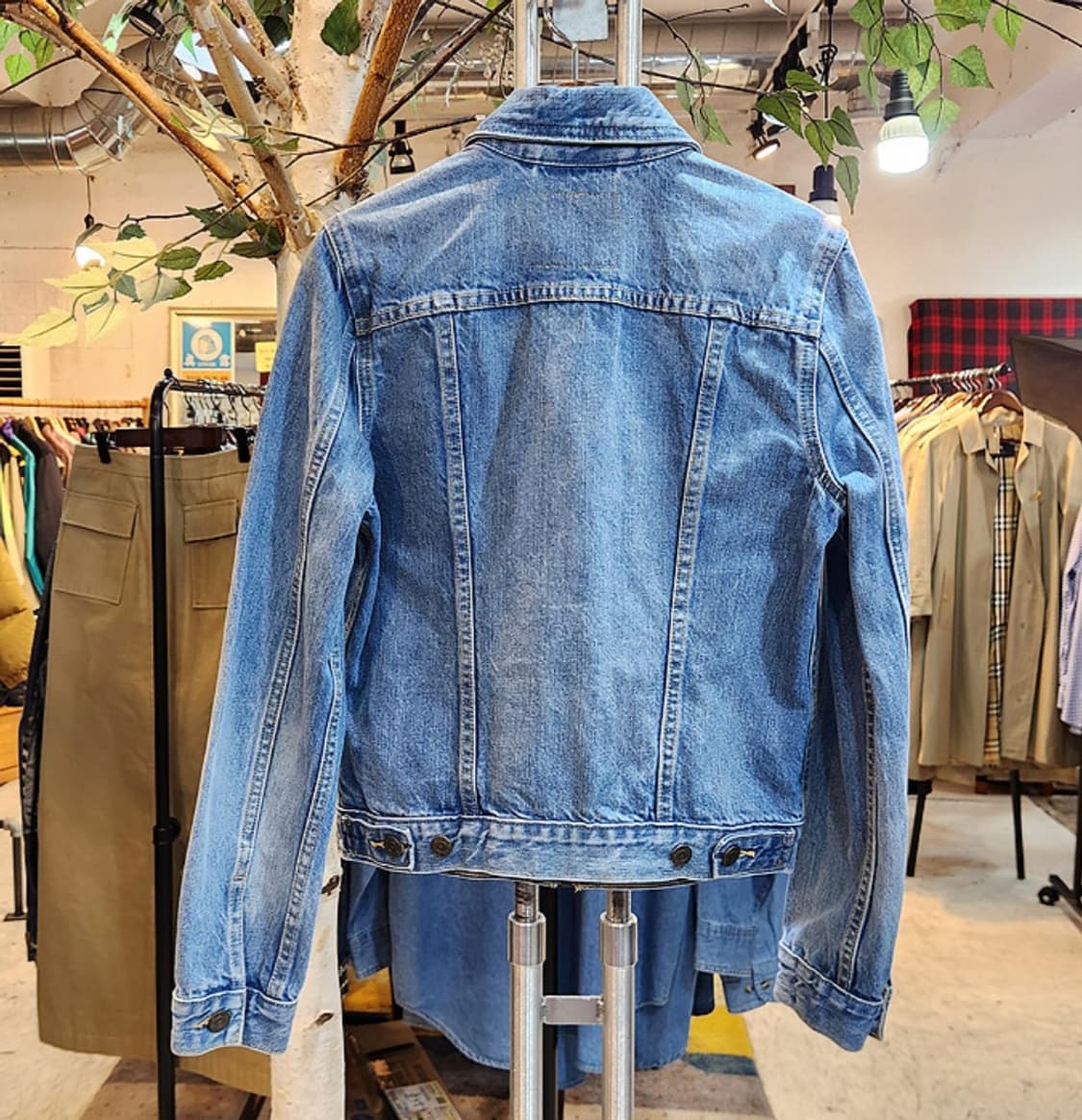 LEVIS 리바이스 오렌지 탭 지퍼 데님 자켓 상품이미지6
