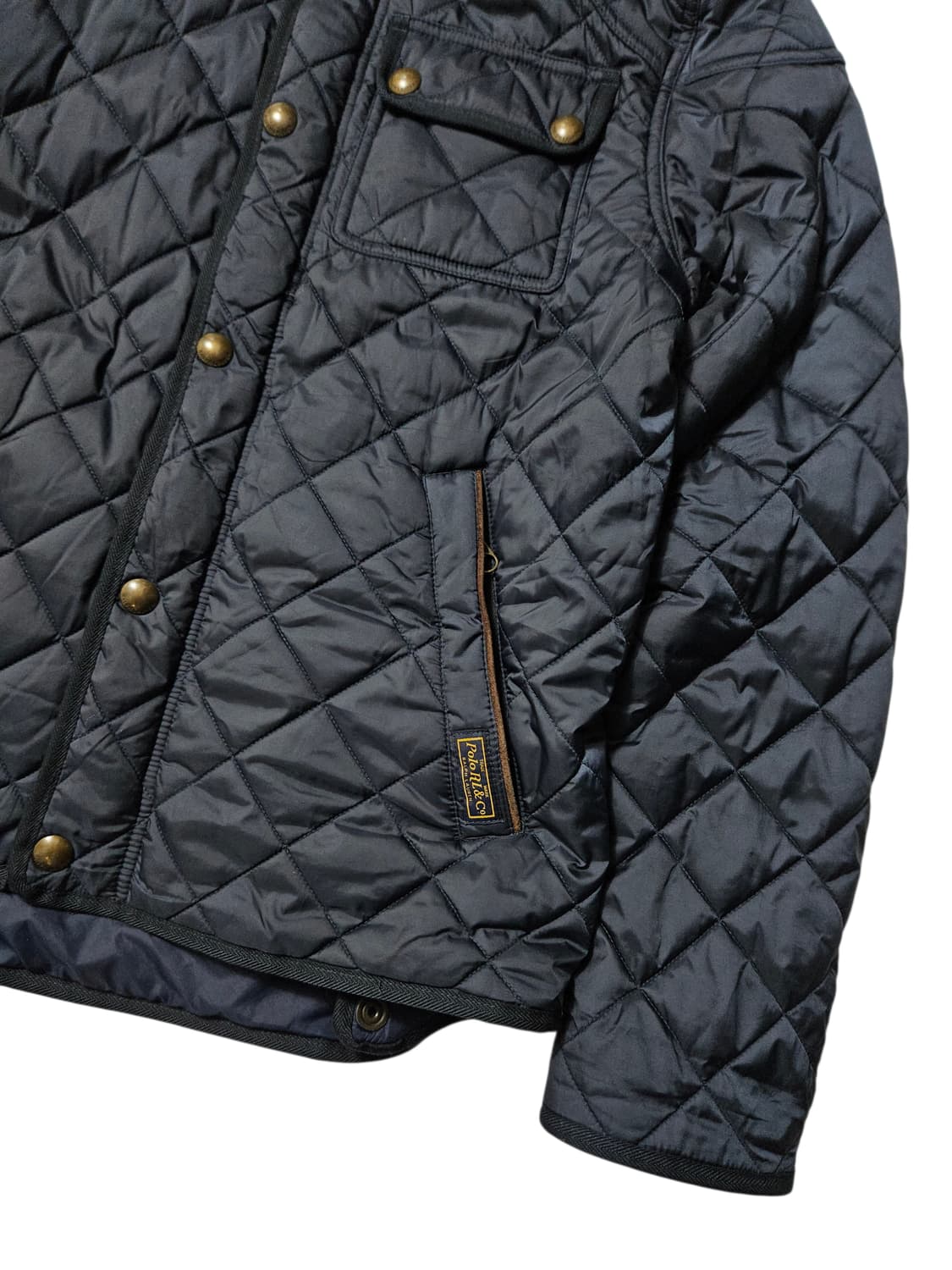 폴로 랄프로렌 퀄팅 자켓 투웨이 지퍼 S  상품이미지3