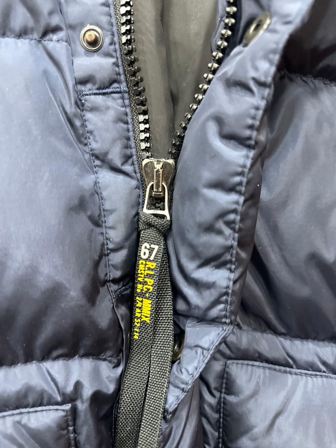 폴로 랄프로렌 네이비 푸퍼 패딩 s  상품이미지4