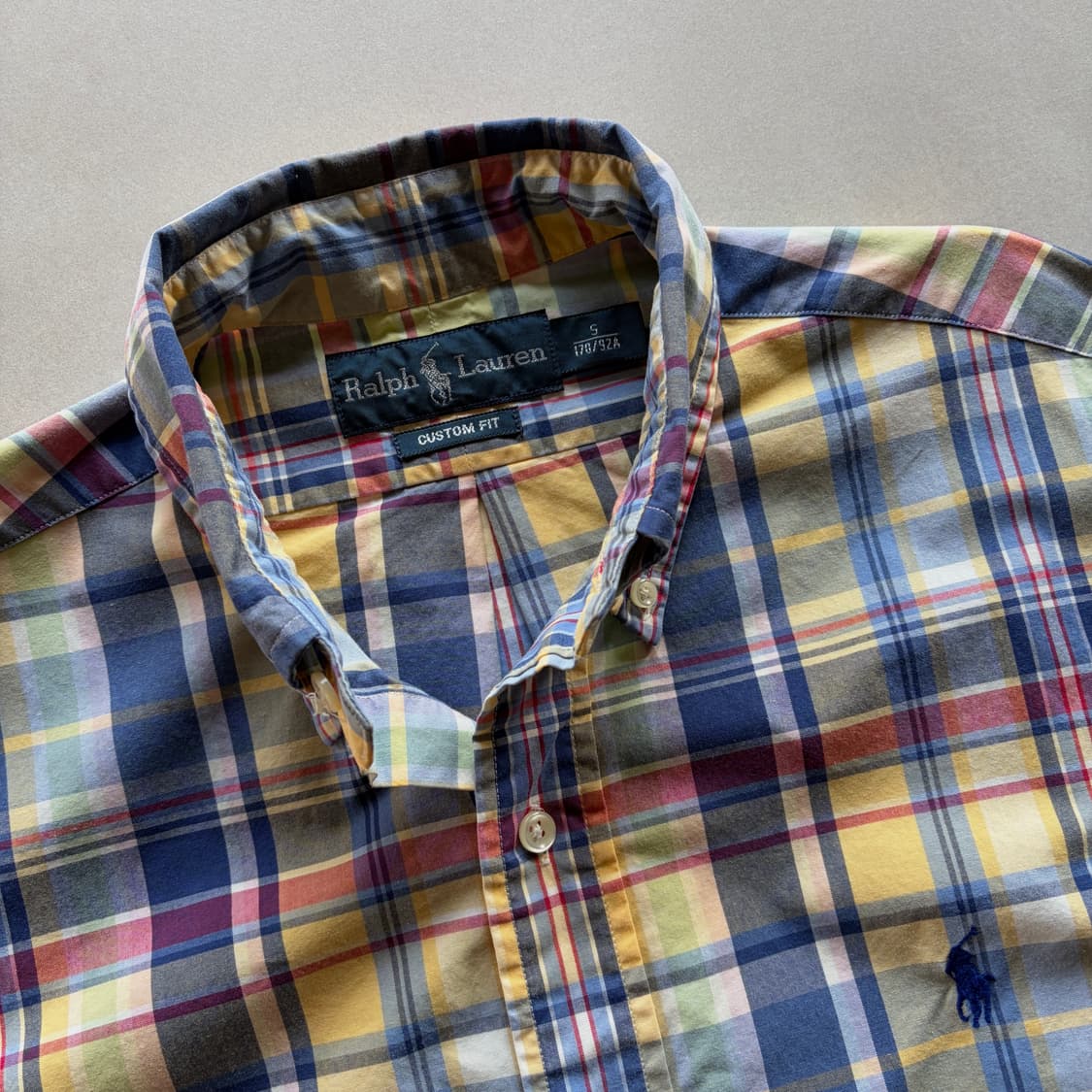 [S]폴로 랄프포렌 커스텀핏 플레이드 체크 셔츠 상품이미지9