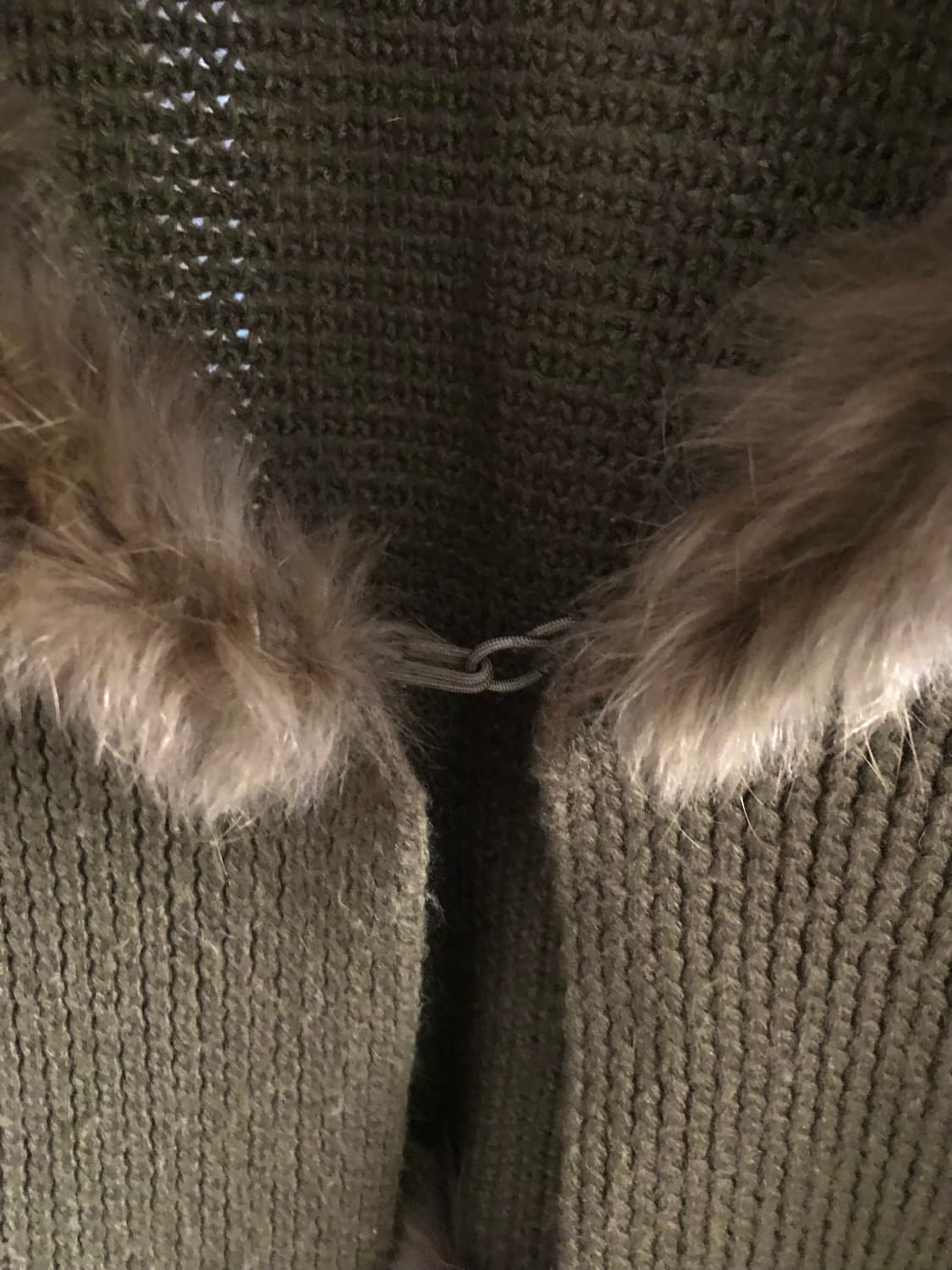 vintage brown fur tassle cape 상품이미지7