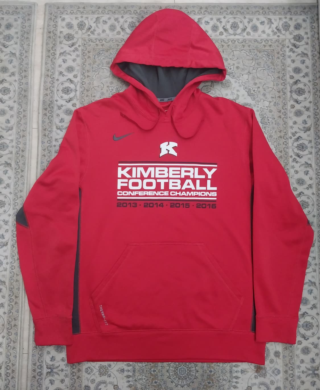 나이키 킴벌리 풋볼 후드티 레드 M 상품이미지1