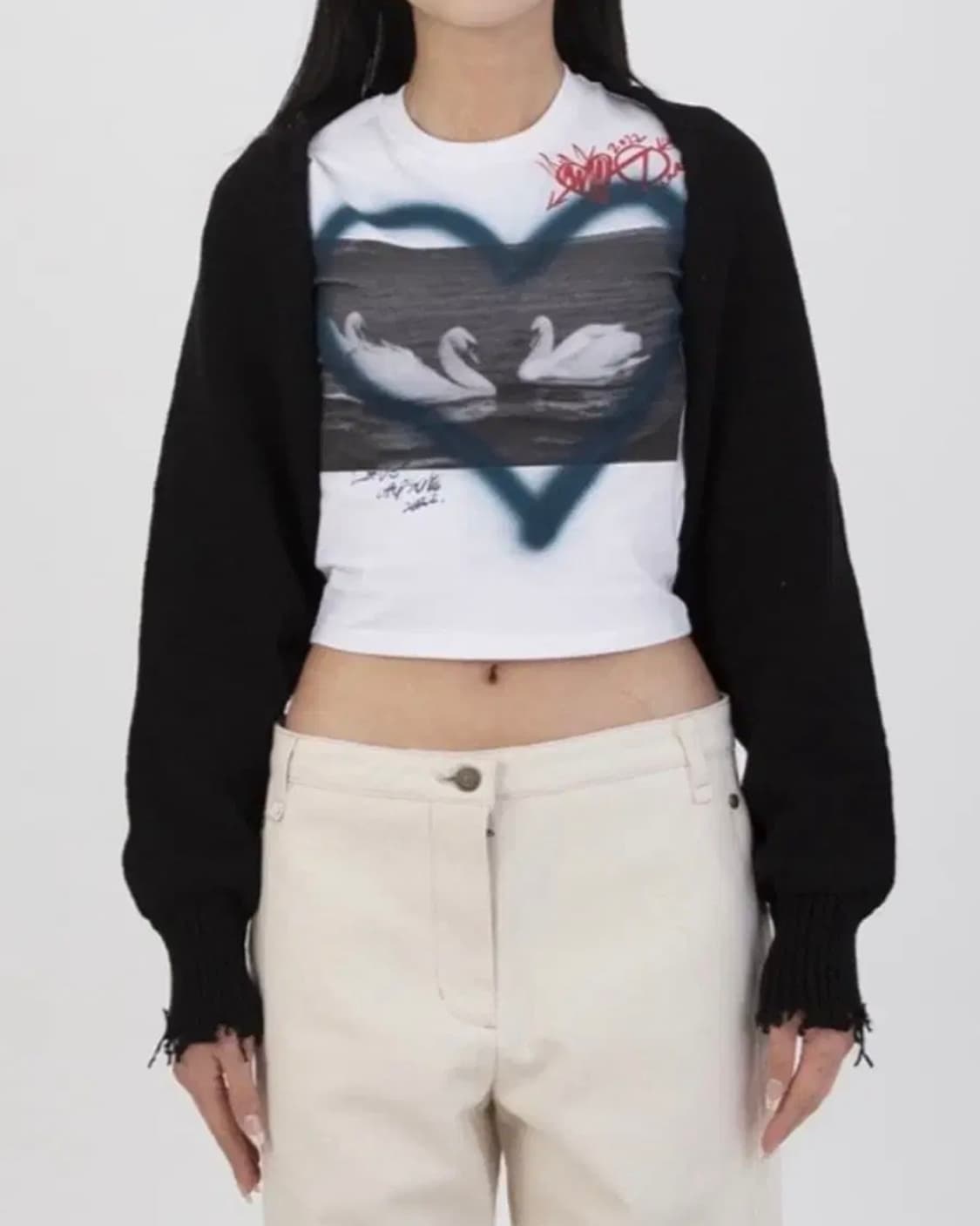 오픈와이와이 더오픈프로덕트 볼레로 가디건 상품이미지2