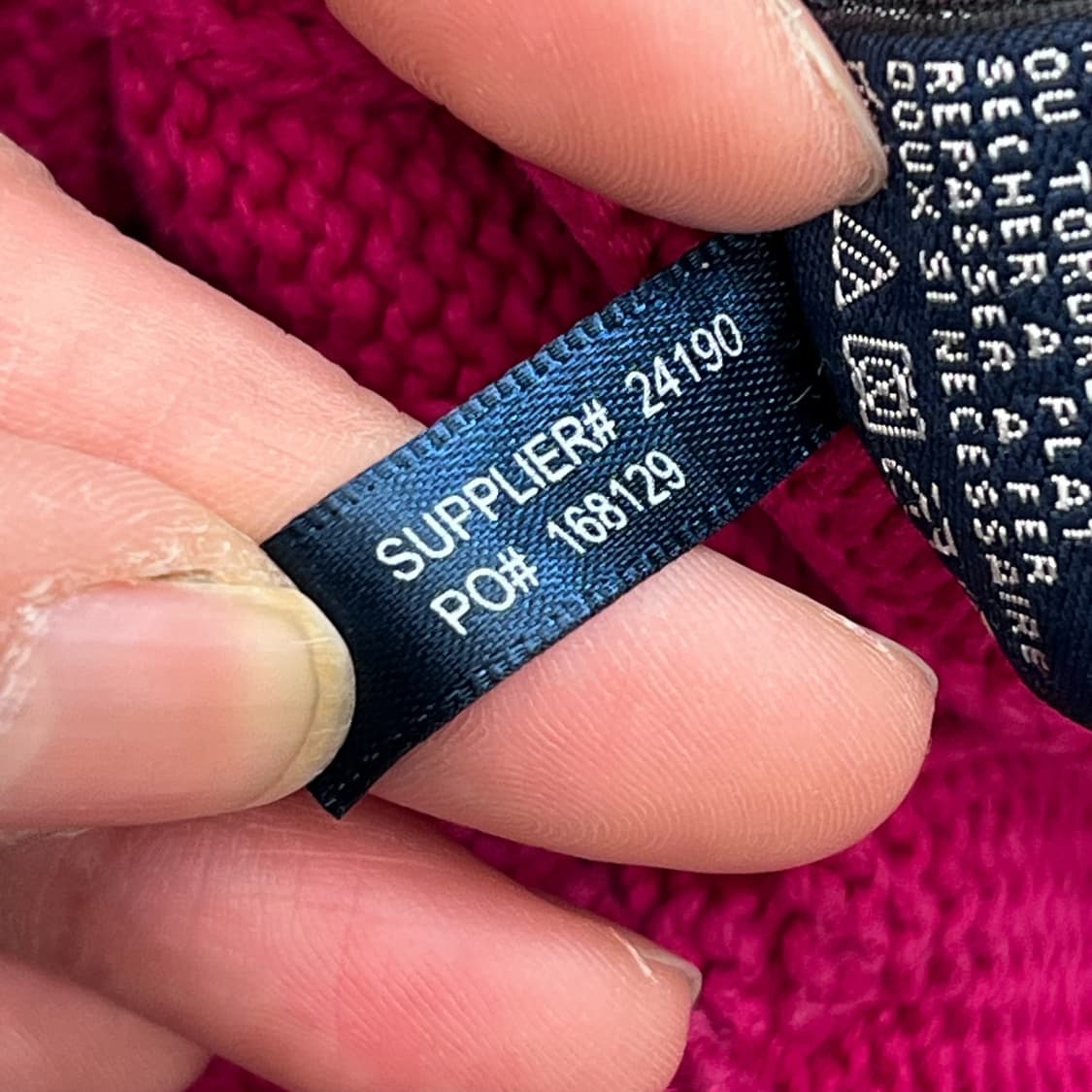 랄프로렌 브이넥 꽈배기 니트 r2147 상품이미지8