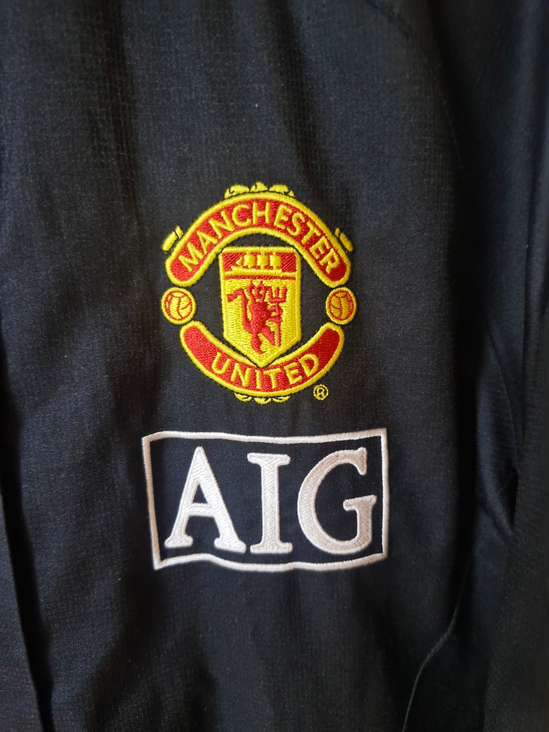 나이키 맨유 AIG 미드필드자켓 블랙 S (실측100~105) 상품이미지2