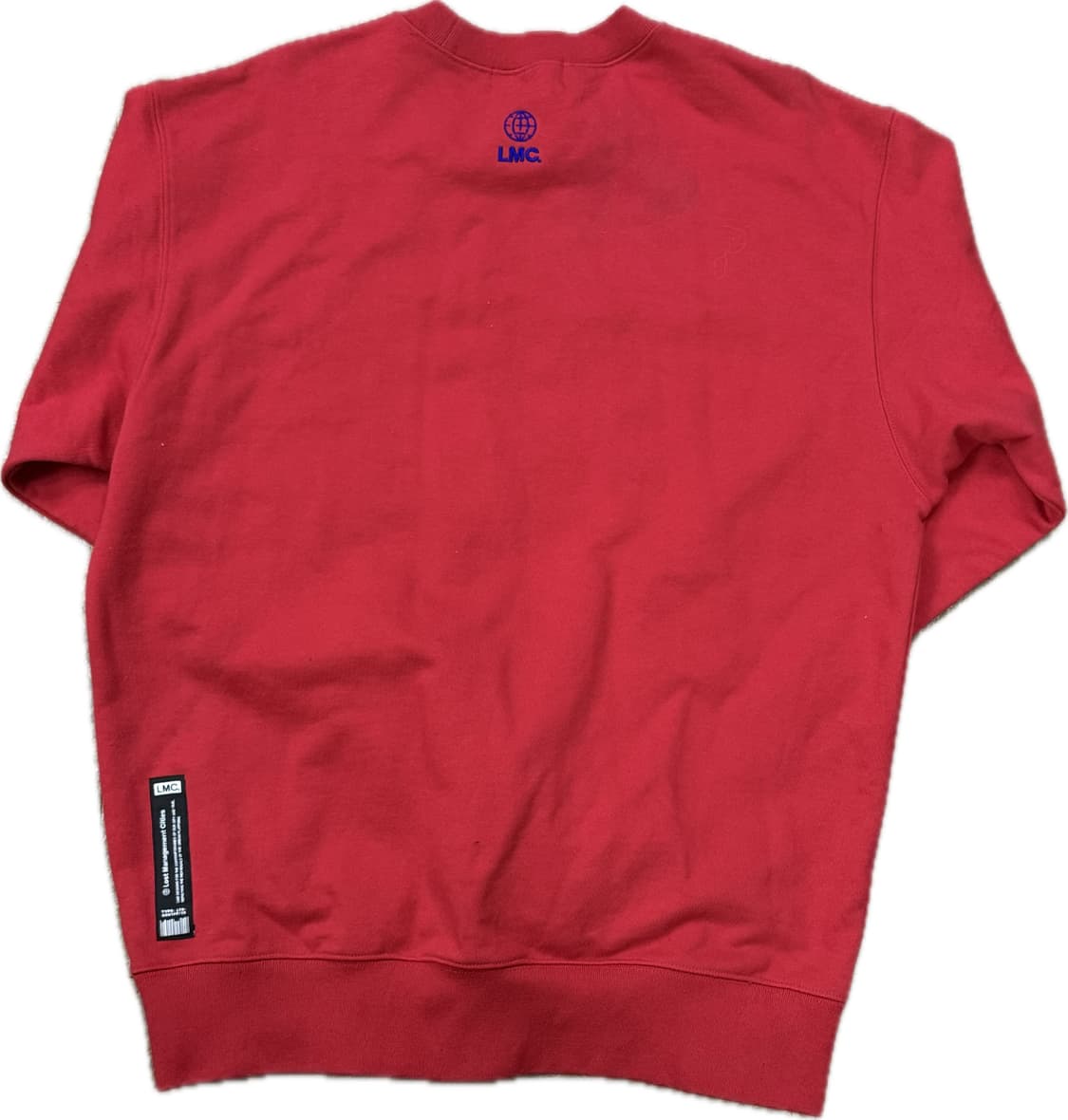 LMC 레드 맨투맨 스웻 셔츠 M 상품이미지2