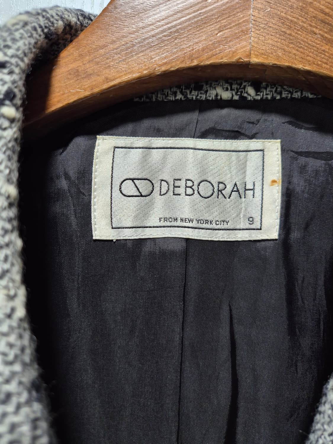 DEBORAH 트위드 더블 버튼 자켓 상품이미지7