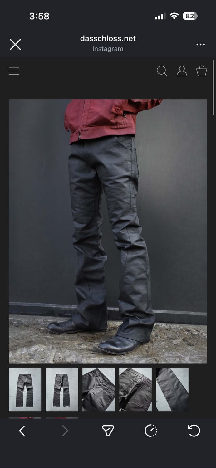 dasschloss(0030) Curved seam pants 상품이미지1