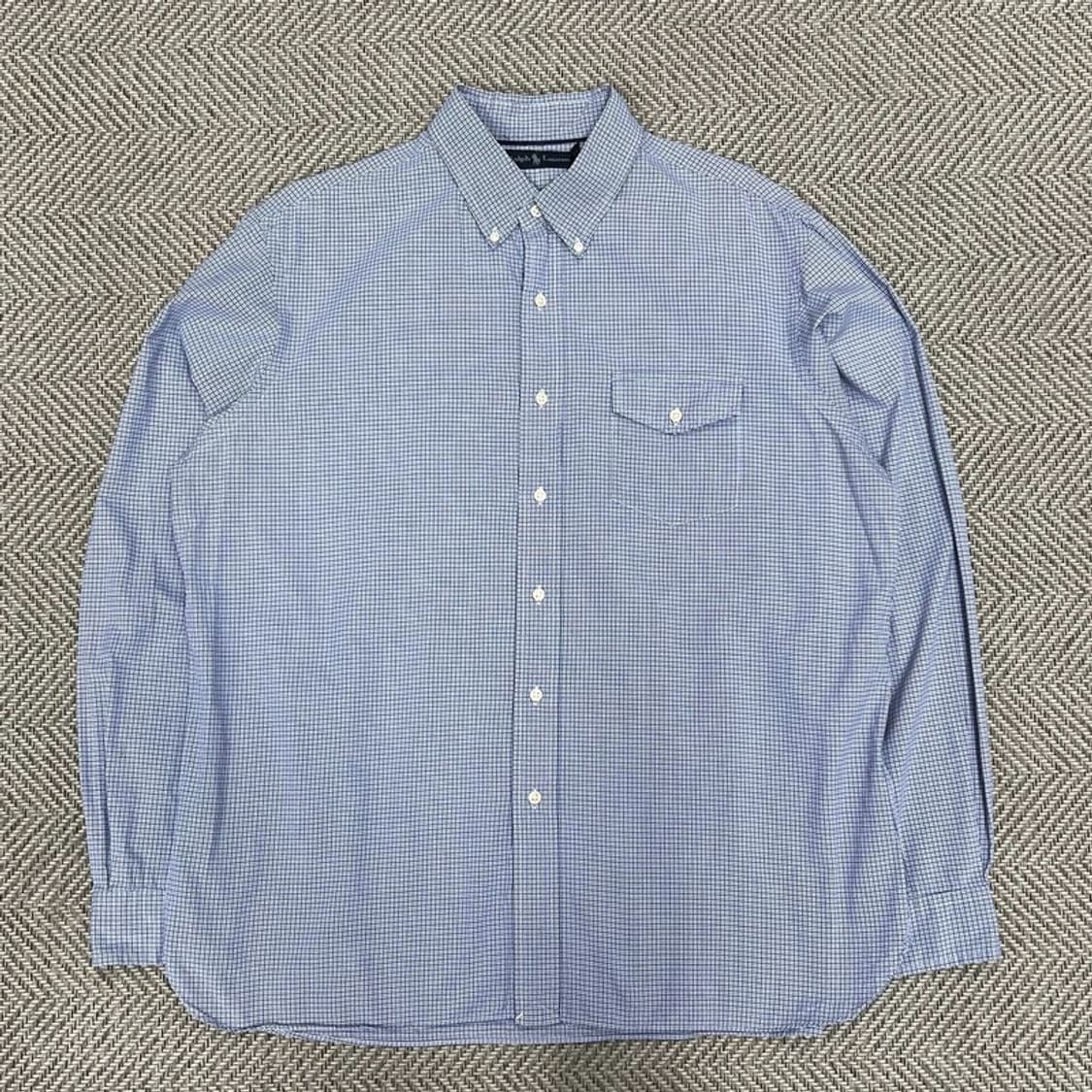 폴로 랄프로렌 원포켓 체크 셔츠 v0776 상품이미지1