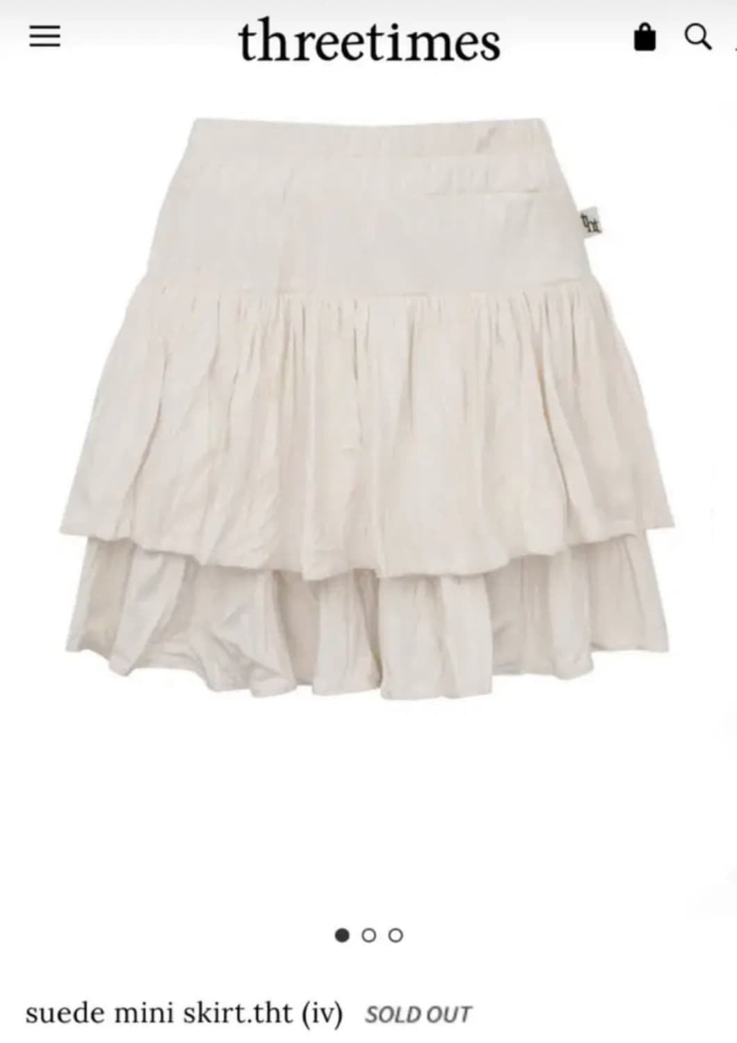 쓰리타임즈 치마 상품이미지1