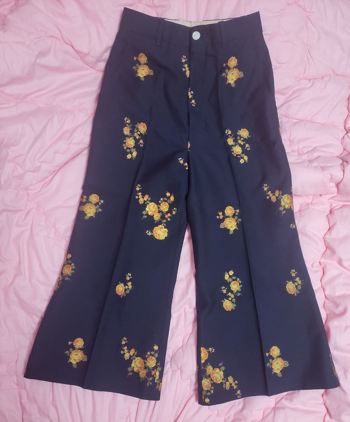 정품)급처새상품!구찌 슬랙스 정장 팬츠 바지 통넓은 와이드 슬랙스 핏 상품이미지1