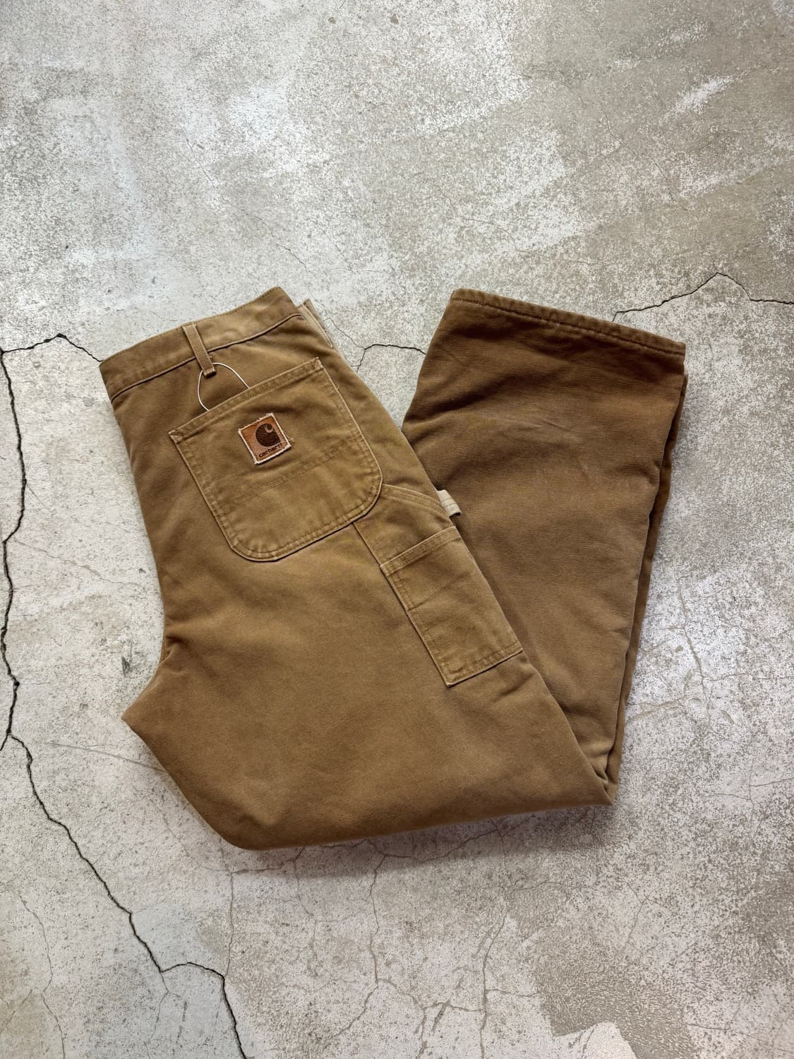 칼하트 B111 BRN 플란넬 라이닝 싱글니 상품이미지8