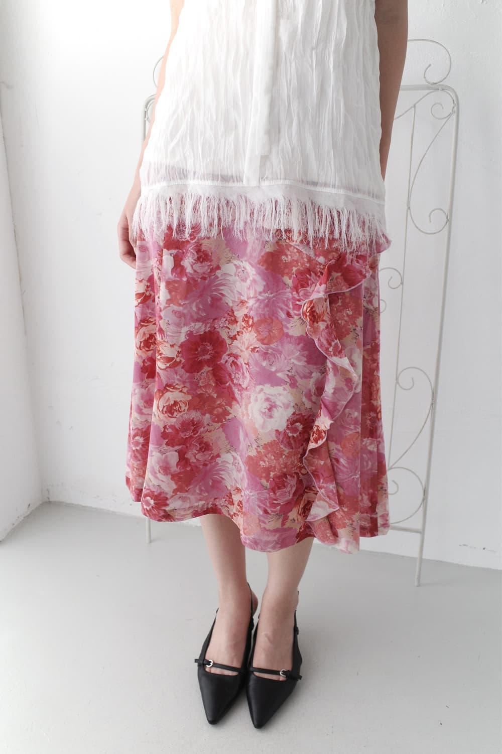 flower frill skirt 상품이미지6