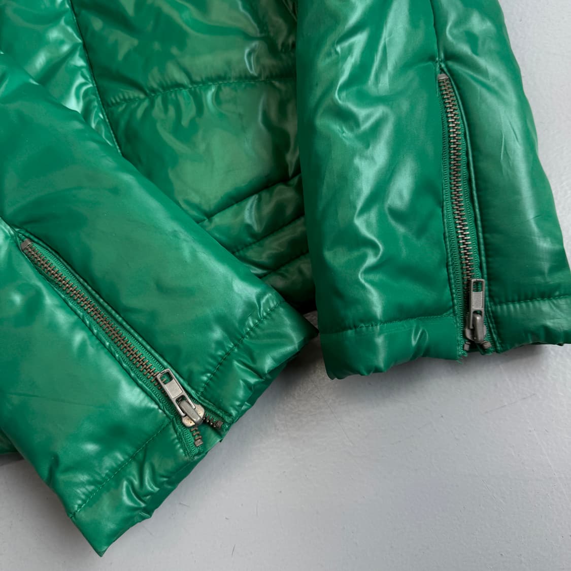 지스타 사선 하이넥 바이커 경량패딩 자켓 상품이미지6