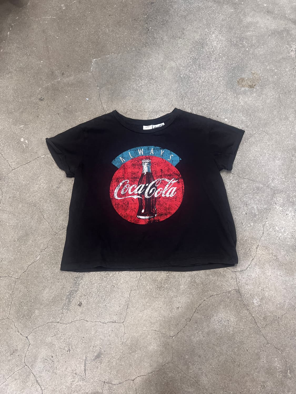 빈티지 코카콜라 반팔 크롭티셔츠 상품이미지1