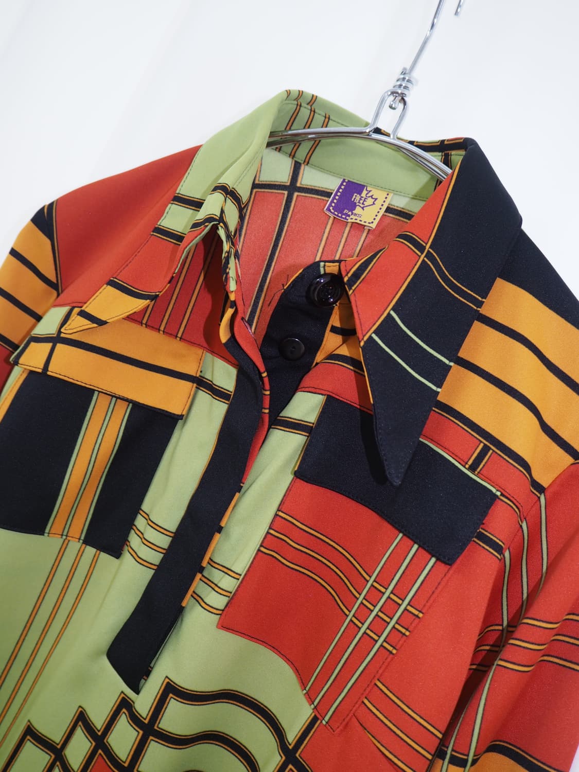 vintage butterfly collar top  상품이미지2