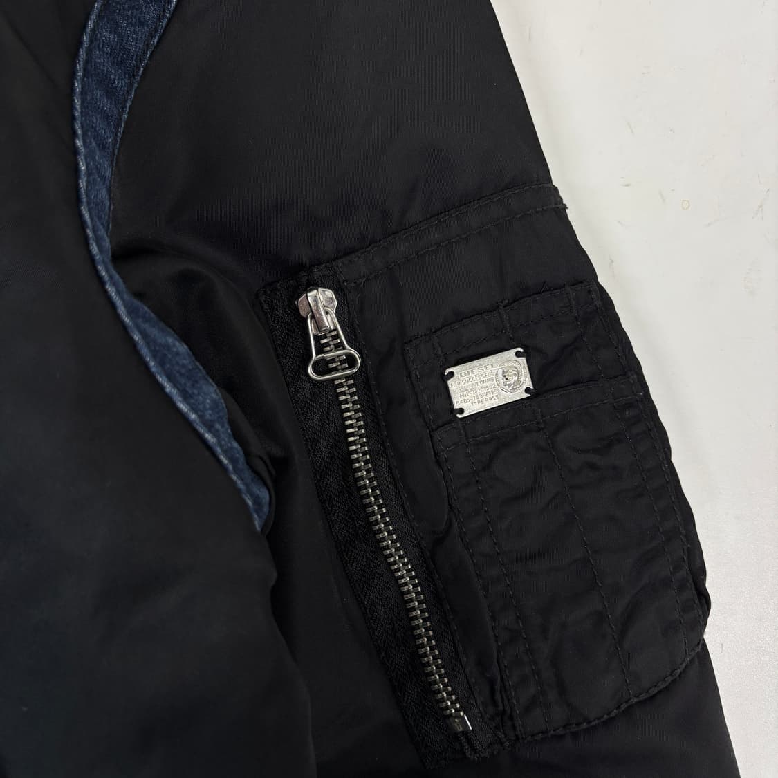 디젤 데님 라인 패치 MA-1  상품이미지4