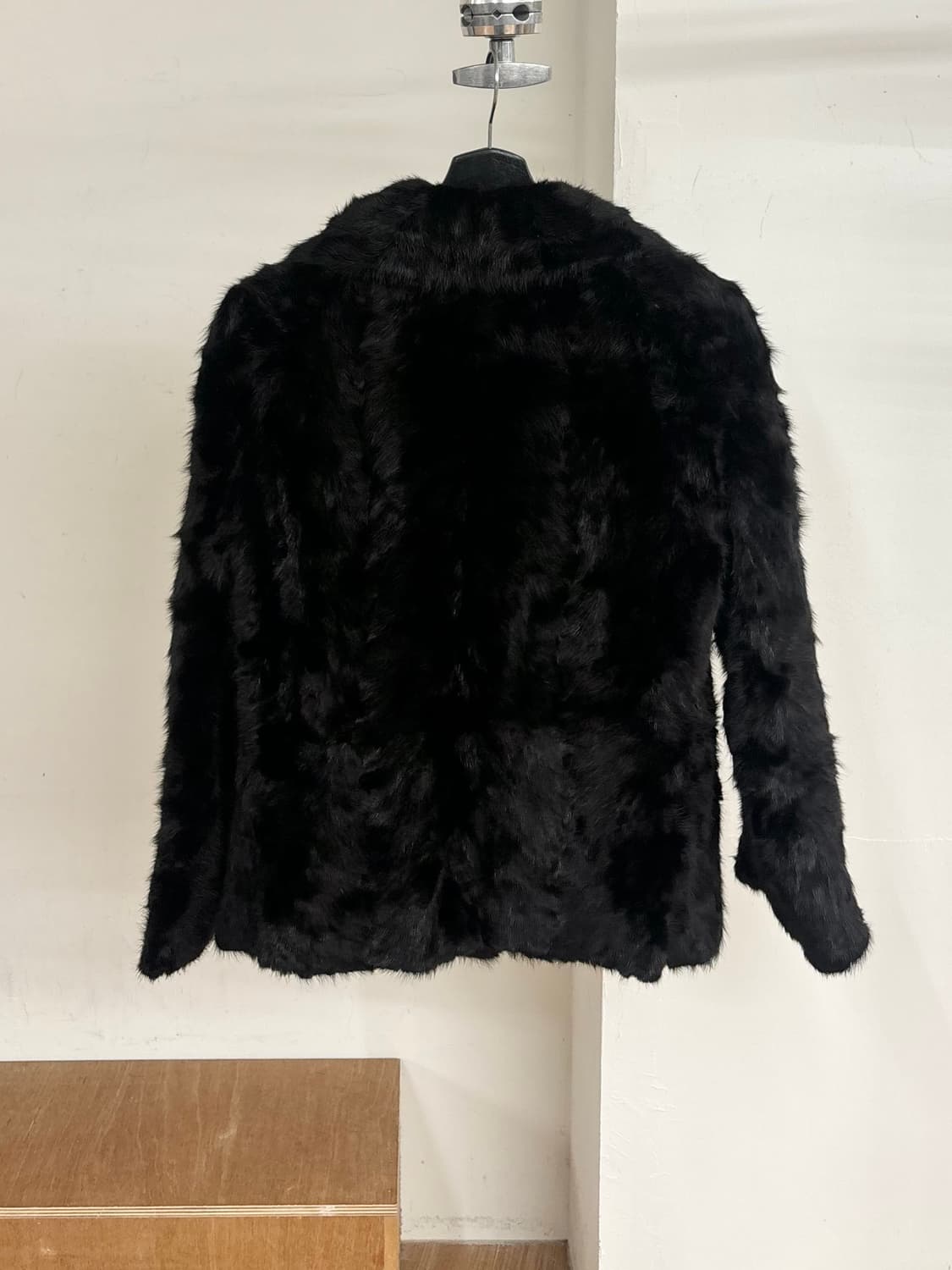 리포터 블랙 밍크 퍼 자켓 상품이미지6