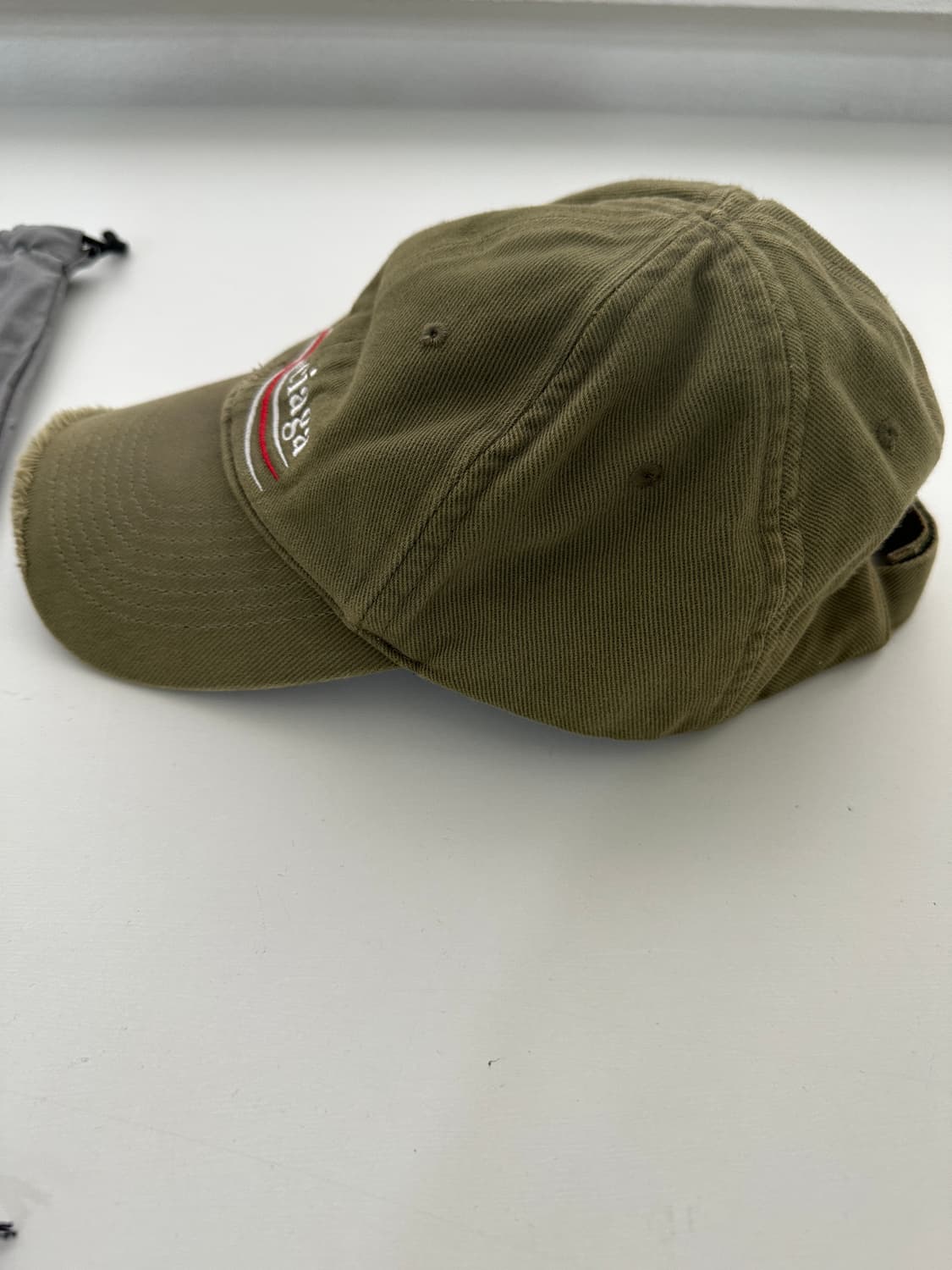 발렌시아가 폴리티컬 캠페인 디스트로이드 캡 상품이미지3