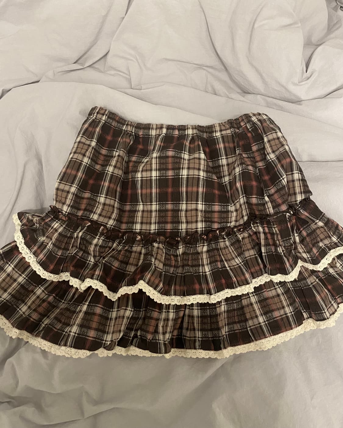 러블리 초코깔 레이스 캉캉스커트 상품이미지2