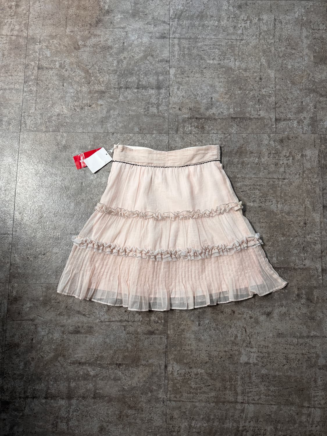 (미사용, 한화 14만원)플리츠 디테일 스커트 상품이미지5