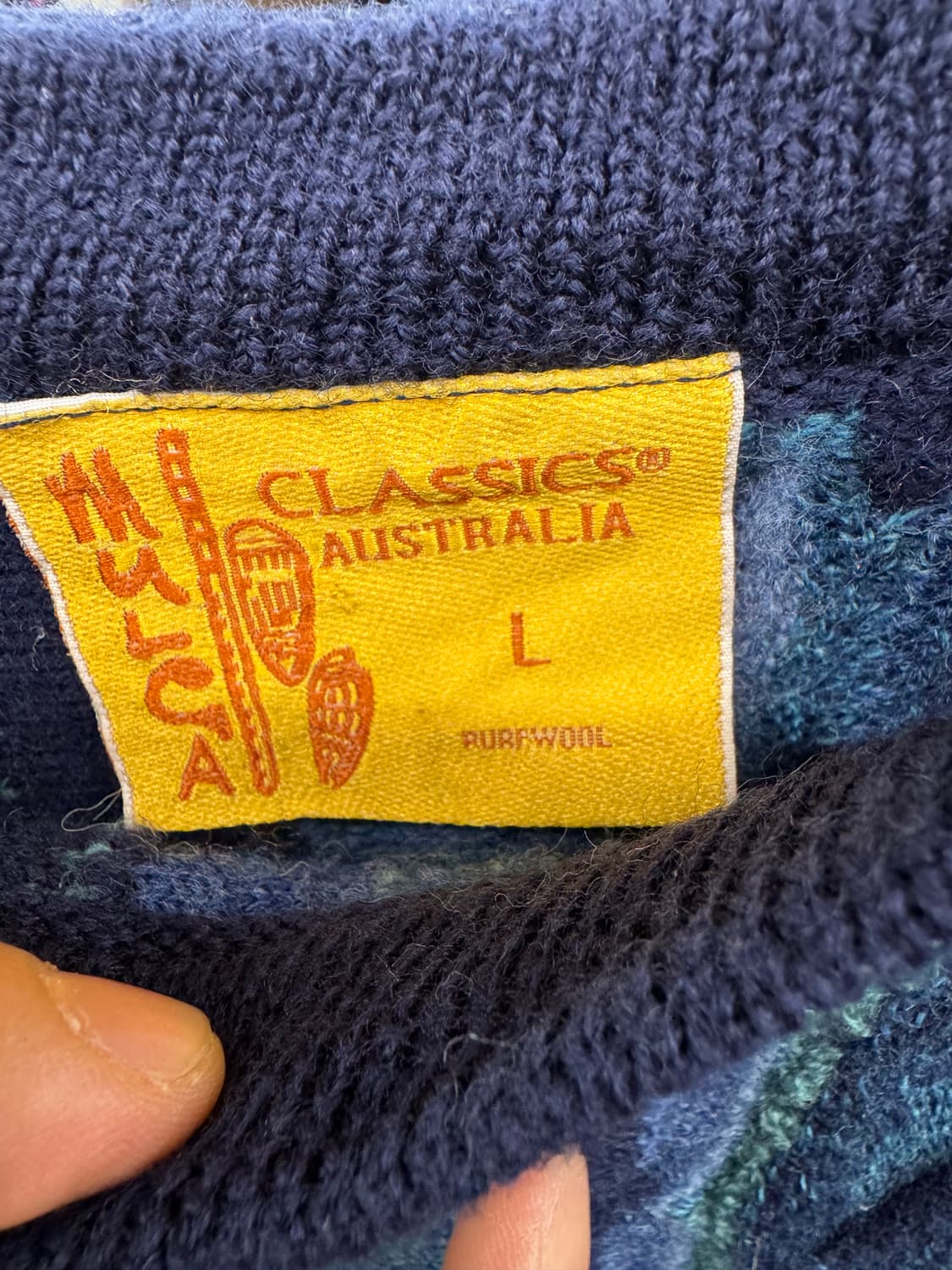 Mulga Classics Australia 빈티지 케이블니트 상품이미지3