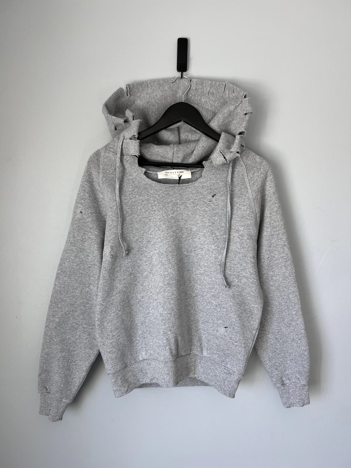 알릭스 그레이 멜란지 디스트레스 후디 상품이미지1